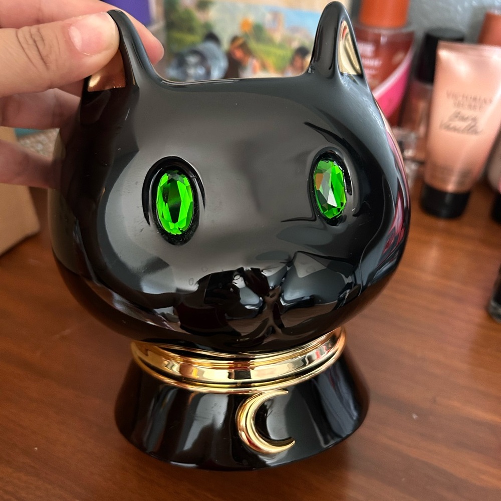 Jewel Cat Candle Holder
